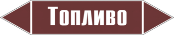 Маркировка трубопровода "топливо" (пленка, 716х148 мм) - Маркировка трубопроводов - Маркировки трубопроводов "ЖИДКОСТЬ" - магазин "Охрана труда и Техника безопасности"